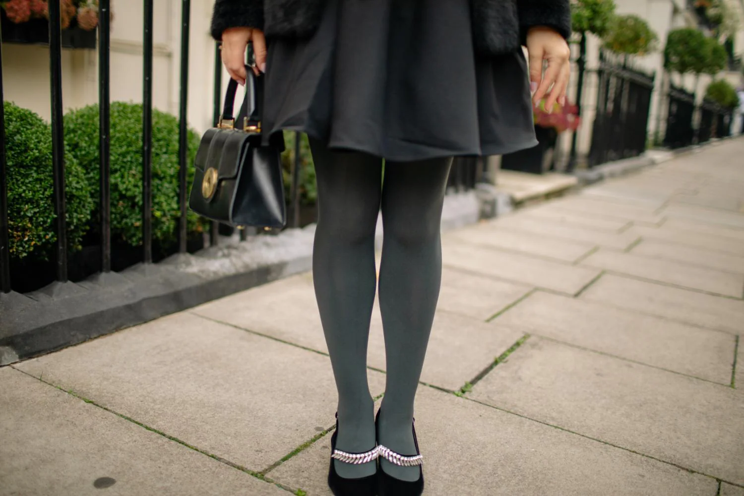 120 Denier Tights - Storm Cloud - Image 8