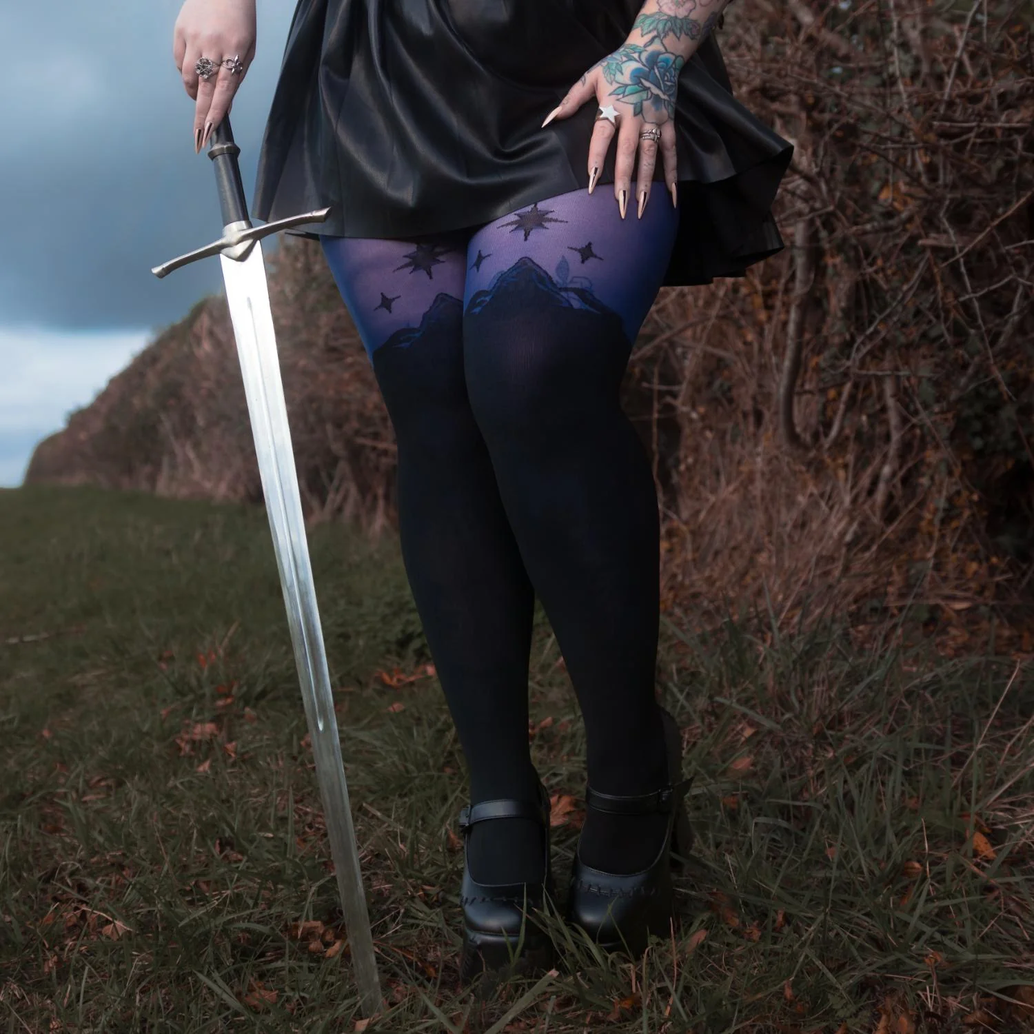 ACOTAR Tights - Bow Before No One - Image 8
