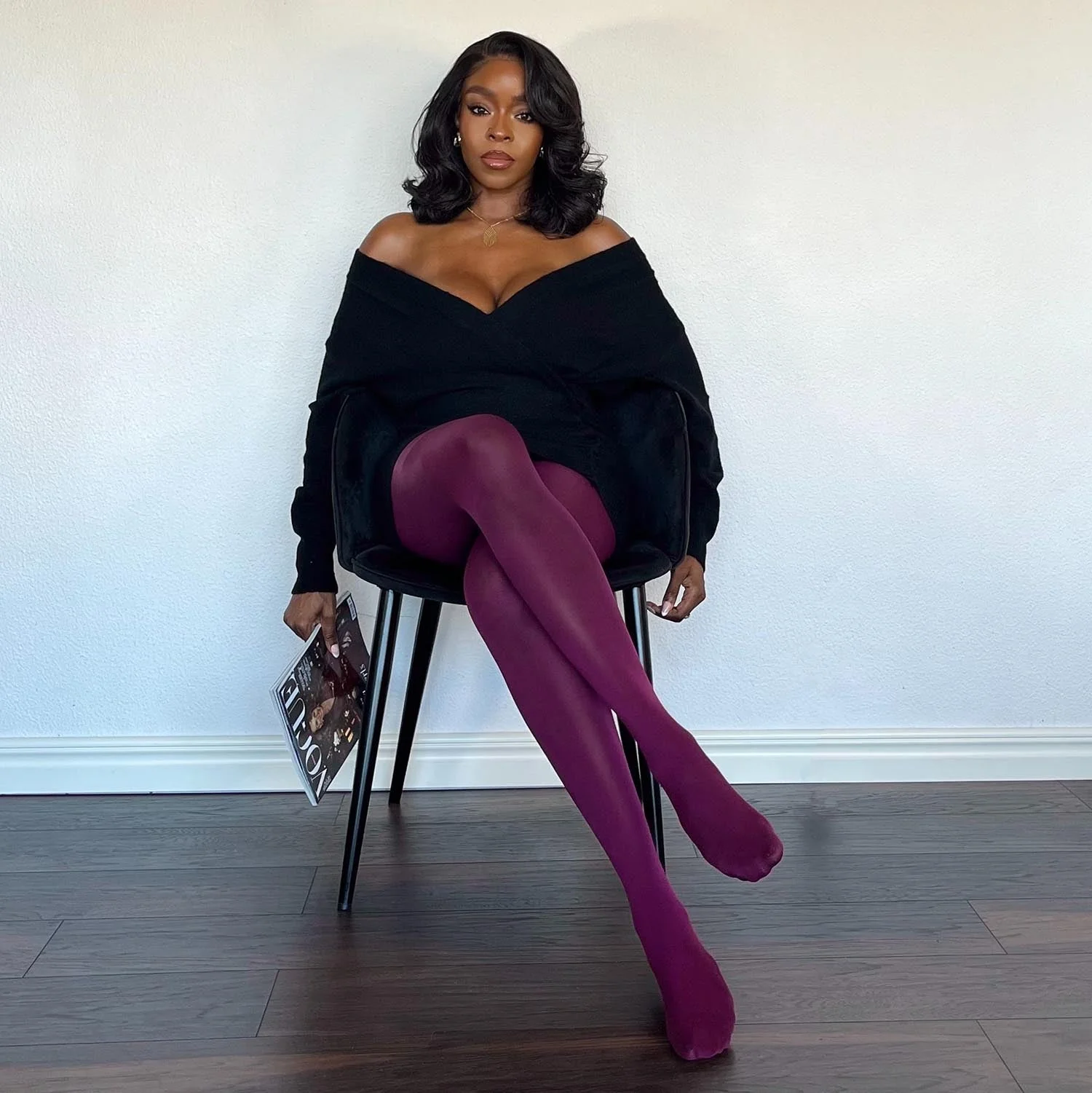 80 Denier Tights - Mulberry