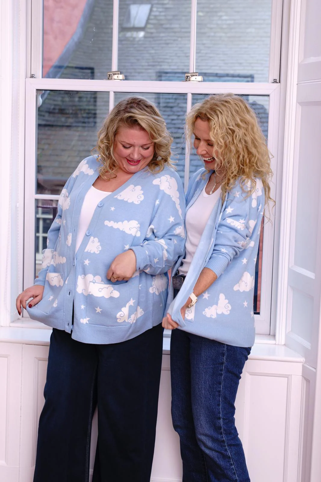 Cotton Rich Cardigan - Cloud - Image 2