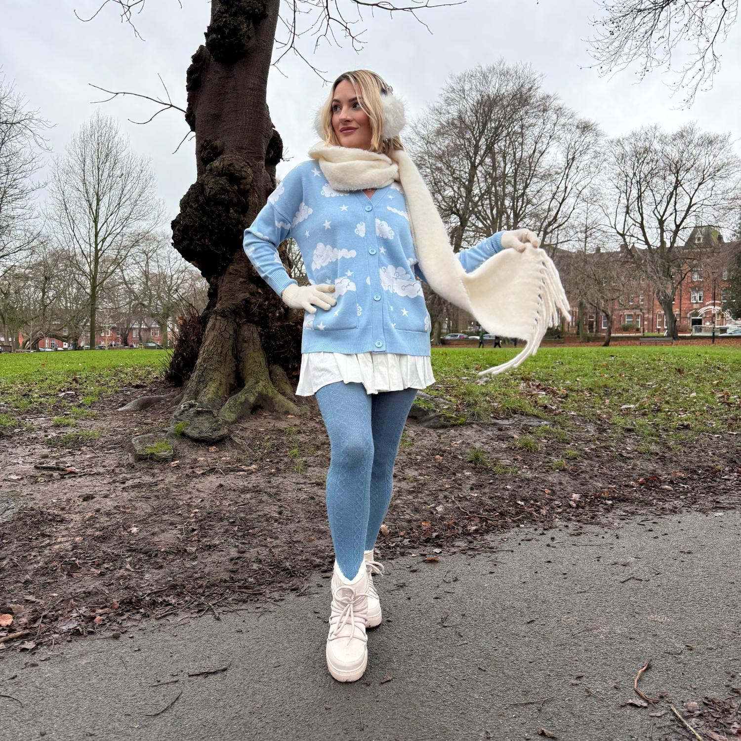 Cotton Rich Cardigan - Cloud - Image 23