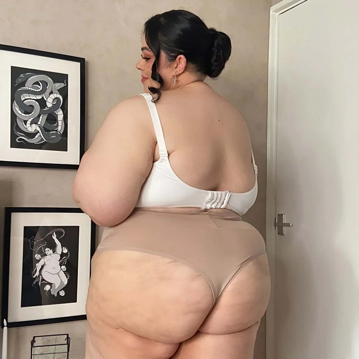 Organic Cotton Bra - White - Image 24