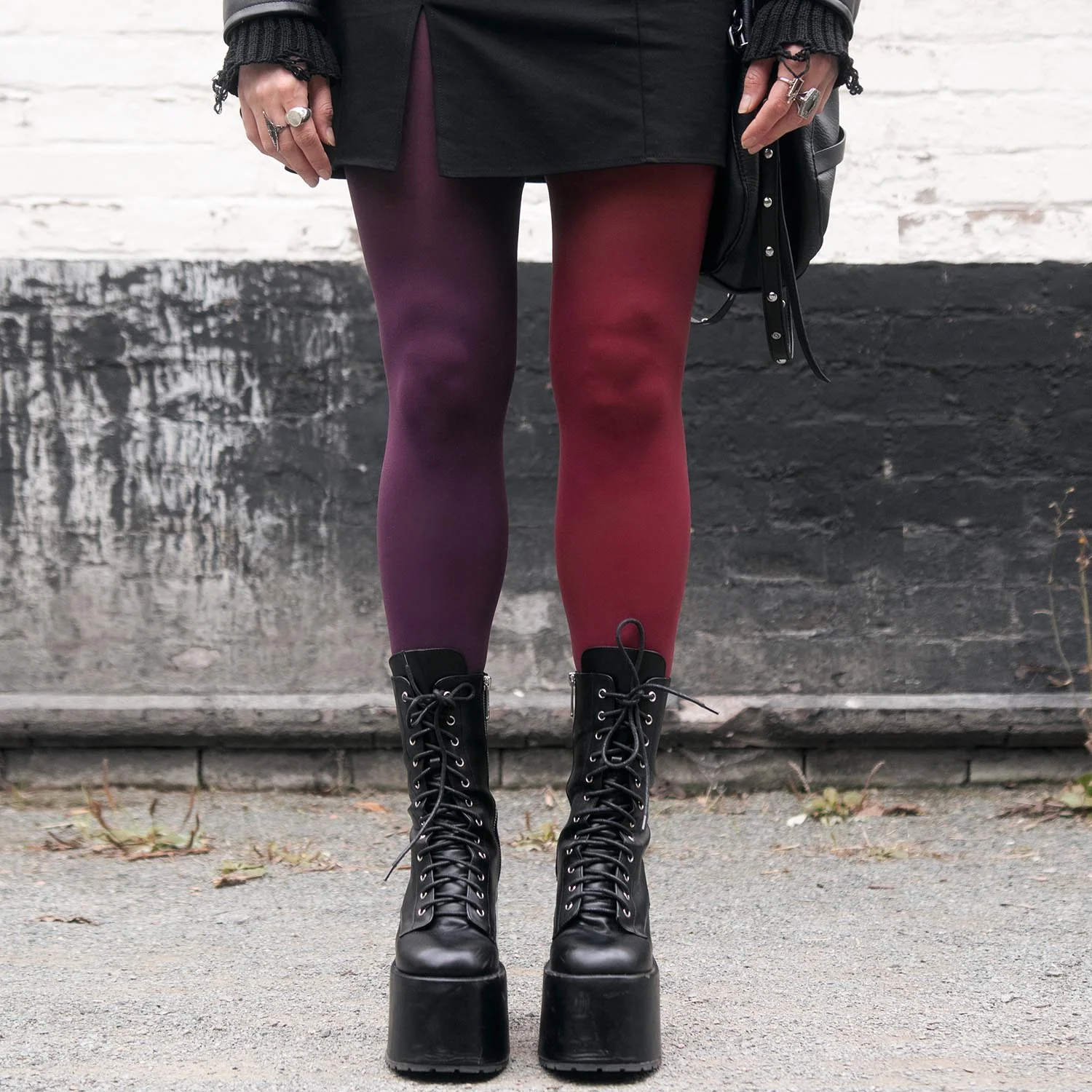 Duo Tights - Plurgundy