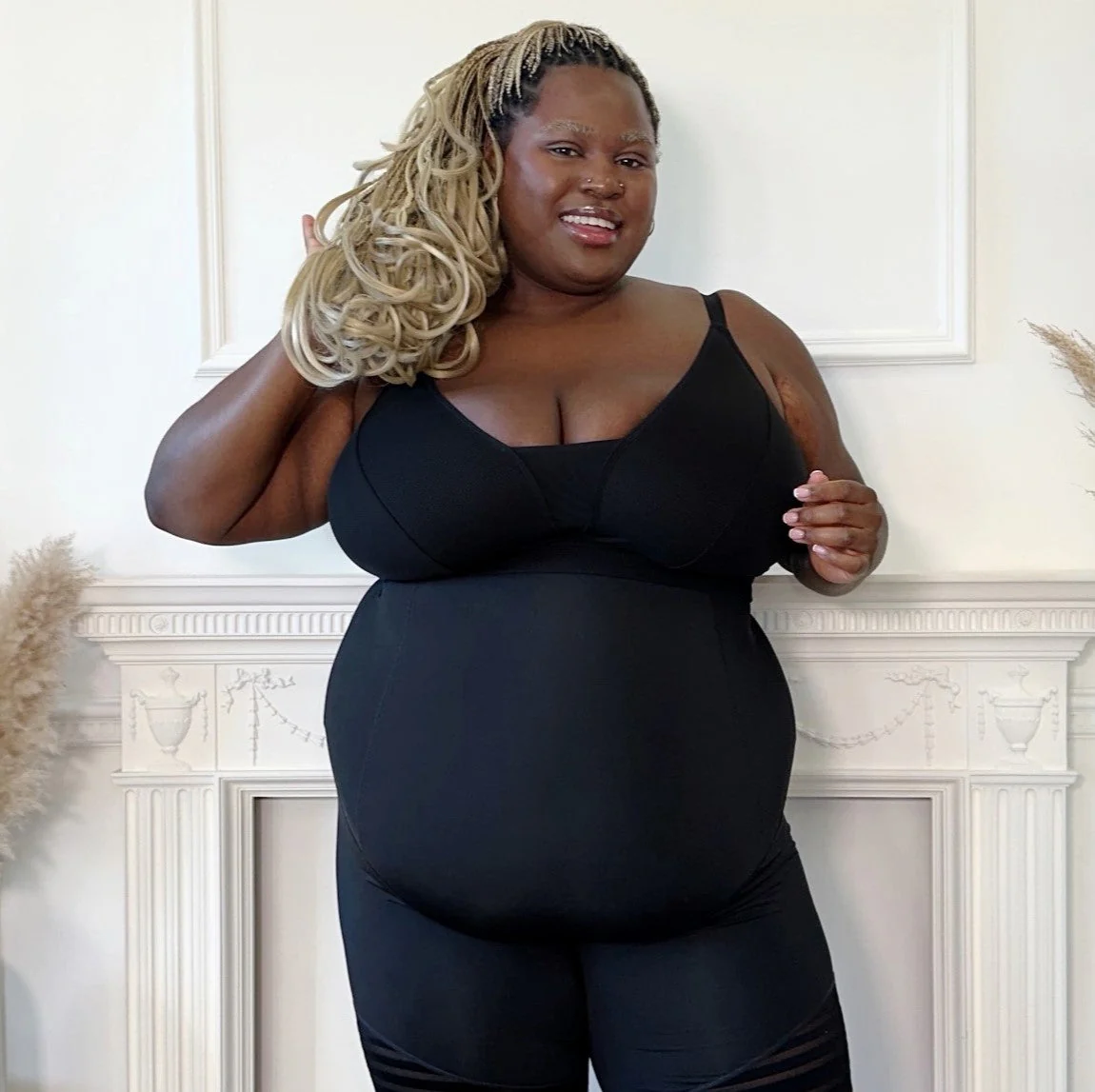 Everyday Ribbed Bra - Black - Image 6