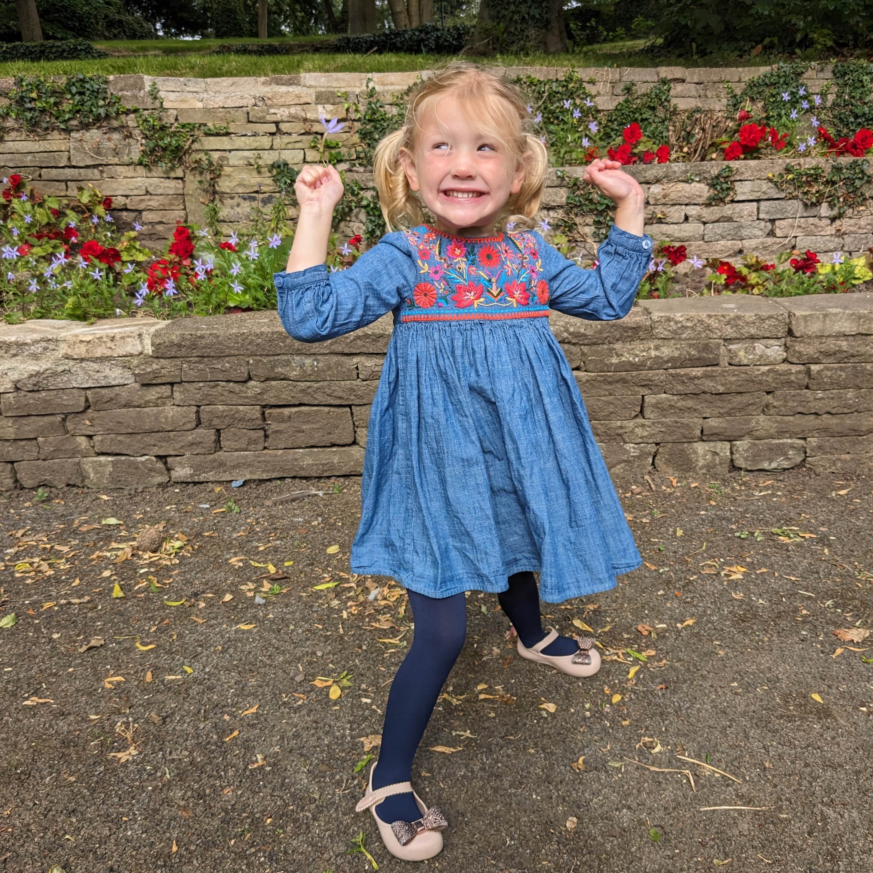 Kids Tights - Navy - Image 11