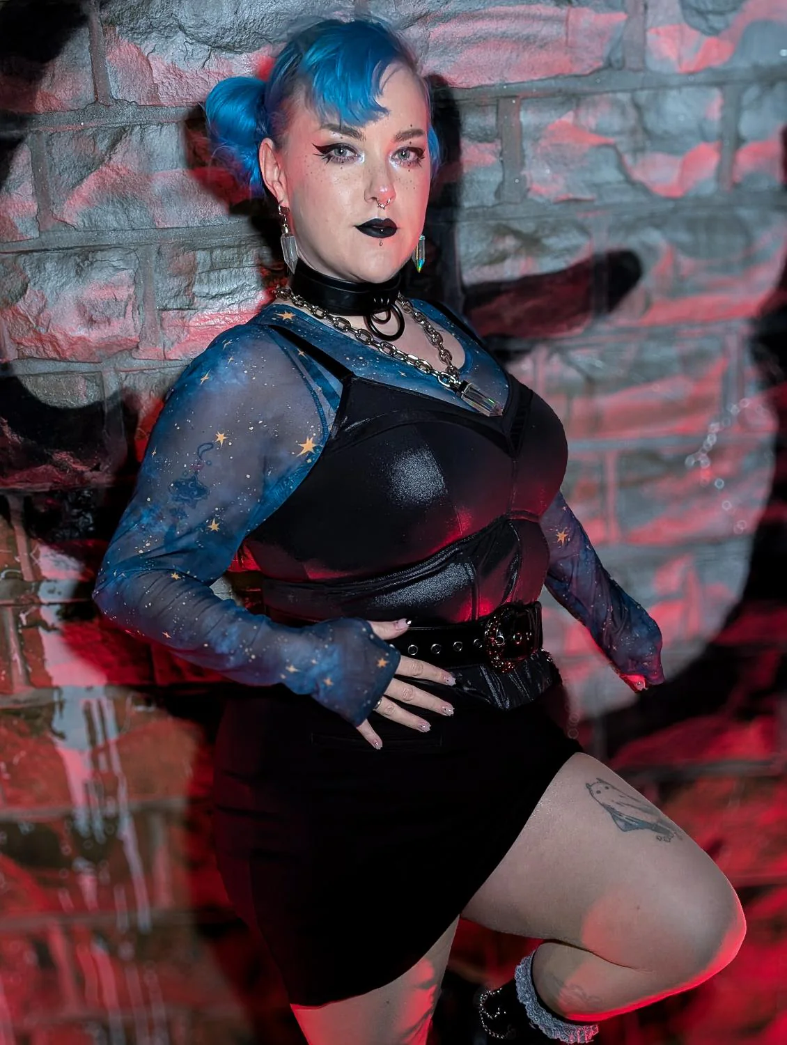 Siren Faux Leather Bustier - Image 13